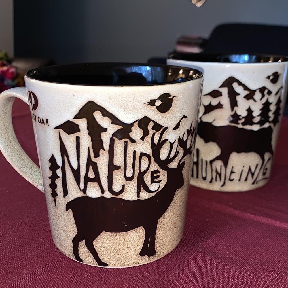 Mossy Oak Nature Hunting Mugs set of 2